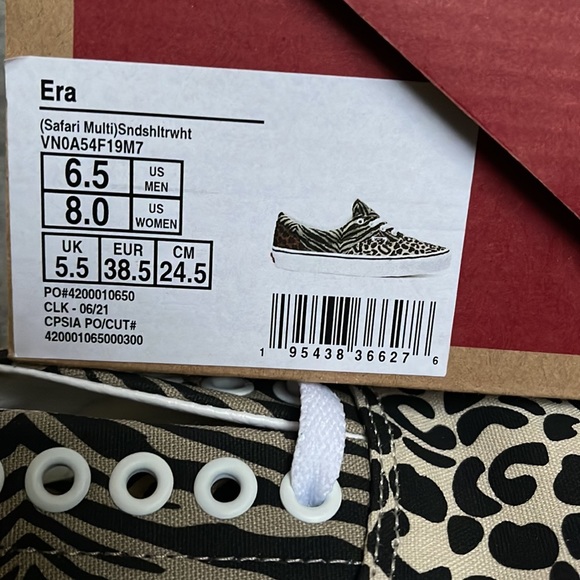 Vans Era Safari Multi Sand Shell True White WMNS - Picture 16 of 16